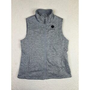 ORORO Vest Womens Small Gray Heated Fleece Lined Full Zip NO BATTERY